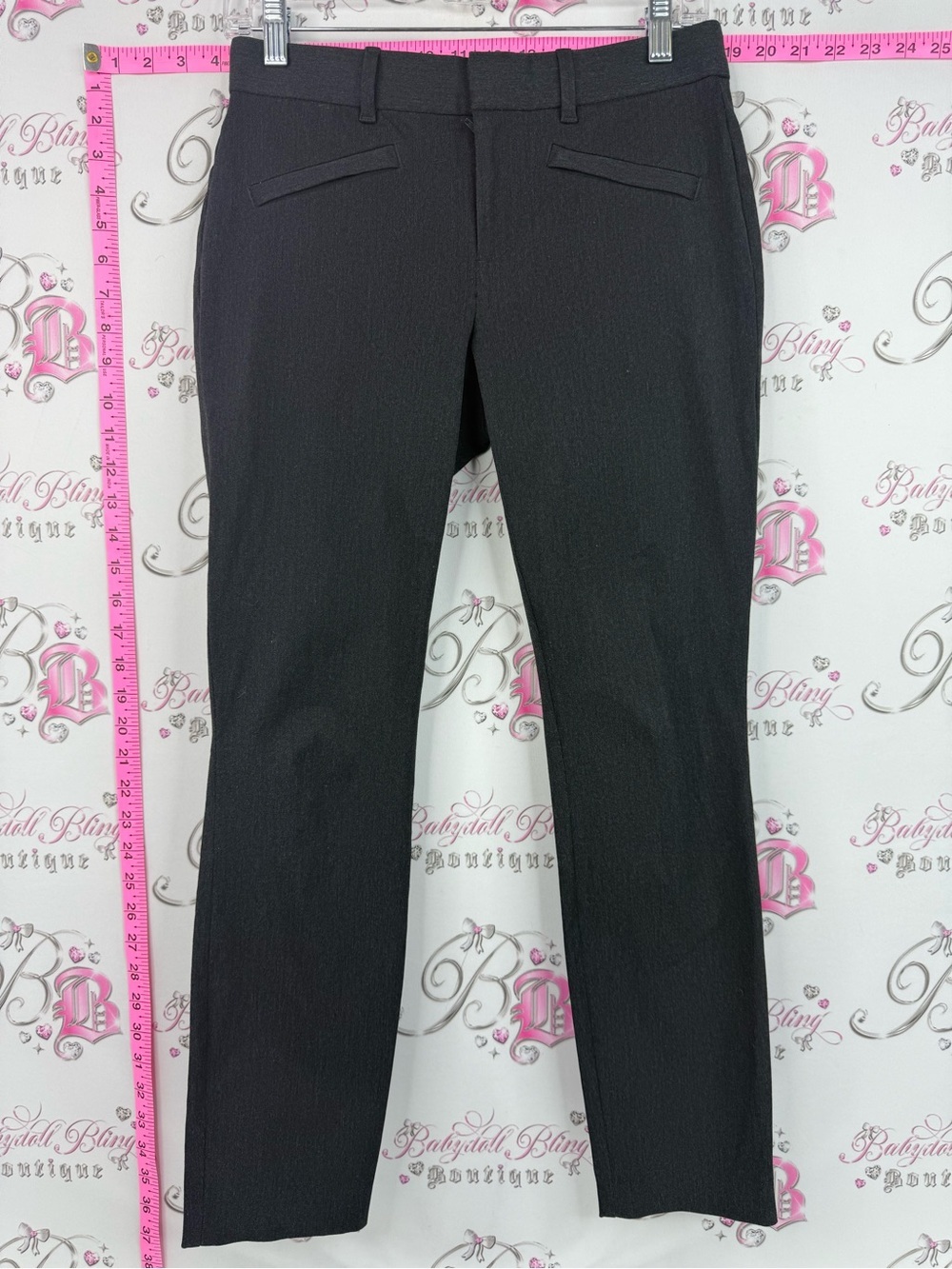 GAP signature skinny ankle pants grey black Women's Skinny Dress Pants in Black